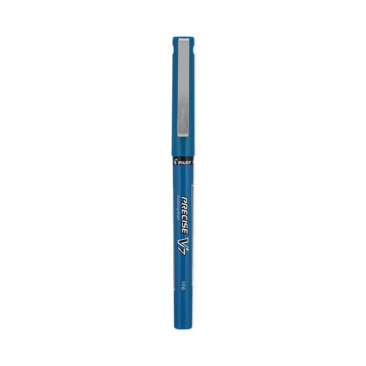 PILOT CORP. OF AMERICA Precise V7 Rollerball Pen, Stick, Fine 0.7 mm, Blue Ink, Blue/Clear Barrel, Dozen (PIL35349) thumbnail 4