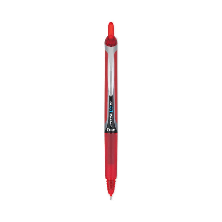 PILOT CORP. OF AMERICA Precise V7RT Rollerball Pen, Retractable, Fine 0.7 mm, Red Ink, Red Barrel (PIL26069)