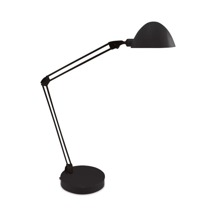 LEDU CORP. LED Desk and Task Lamp, 5W, 5.5w x 13.38d x 21.25h, Black (LEDL9142BK)