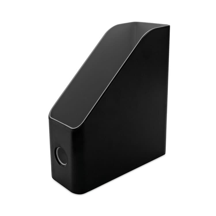 ADVANTUS CORPORATION Fusion Magazine File, 3.5 x 9.5 x 12, Black/Gray (AVT37677)