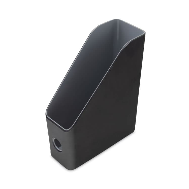 ADVANTUS CORPORATION Fusion Magazine File, 3.5 x 9.5 x 12, Black/Gray (AVT37677) thumbnail 2