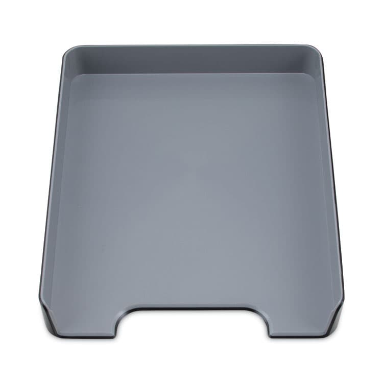 ADVANTUS CORPORATION Fusion Letter Tray, 1 Section, Letter Size Files, 9.75" x 12.5" x 1.75", Black (AVT37678)