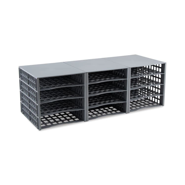 ADVANTUS CORPORATION Snap Configurable Tray System, 12 Compartments, 22.75 x 9.75 x 13, Gray (AVT39412)