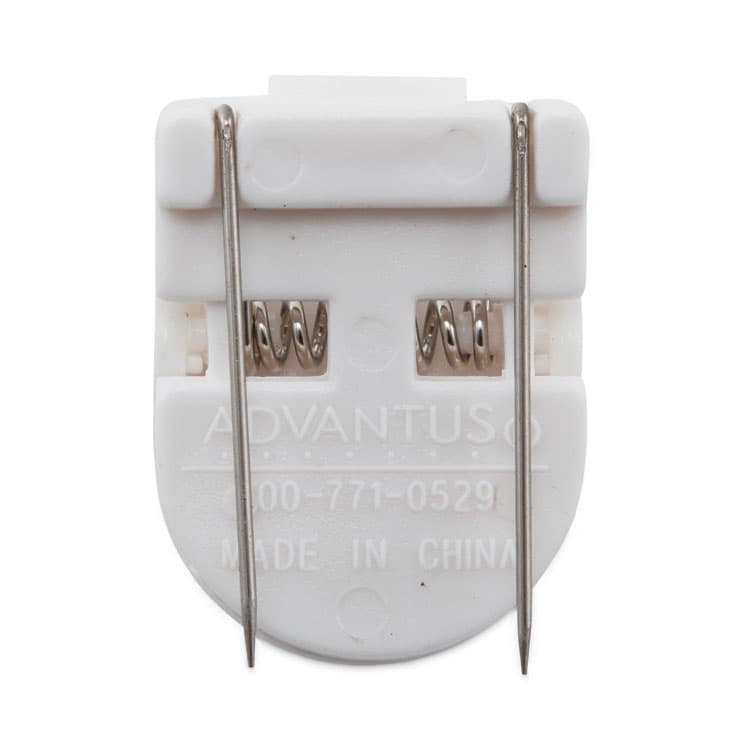 ADVANTUS CORPORATION Wall Clips for Fabric Panels, 40 Sheet Capacity, White, 20/Box (AVT75301) thumbnail 3