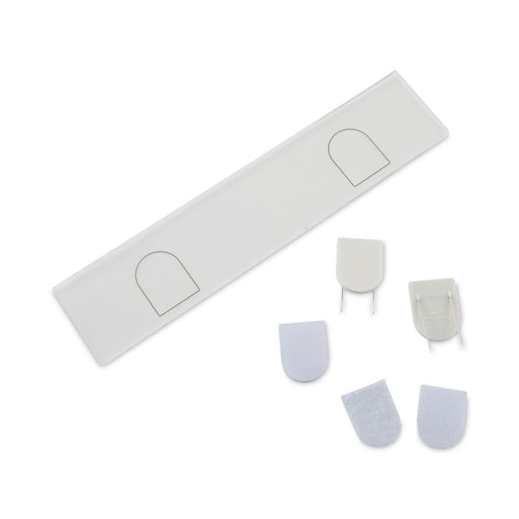 ADVANTUS CORPORATION Panel Wall Sign Name Holder, Acrylic, 9 x 2, Clear (AVT75318) thumbnail 4