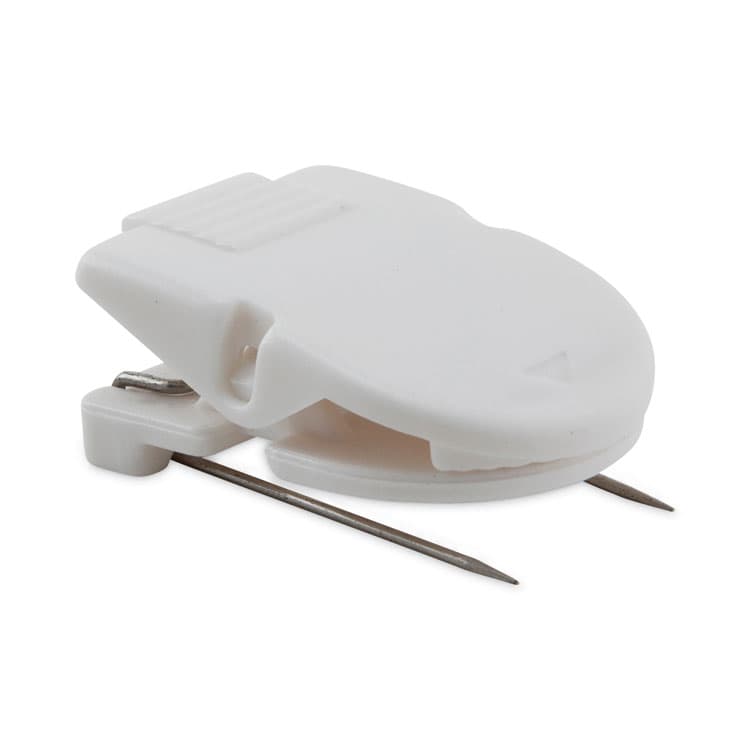 ADVANTUS CORPORATION Wall Clips for Fabric Panels, 40 Sheet Capacity, White, 50/Box (AVT75342) thumbnail 2