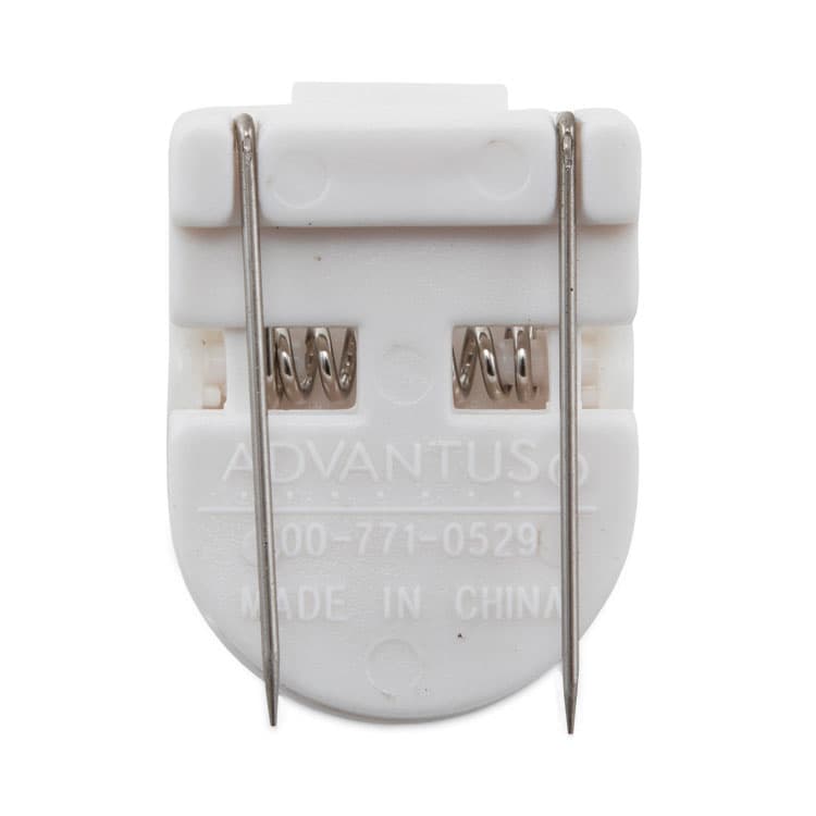 ADVANTUS CORPORATION Wall Clips for Fabric Panels, 40 Sheet Capacity, White, 50/Box (AVT75342) thumbnail 3