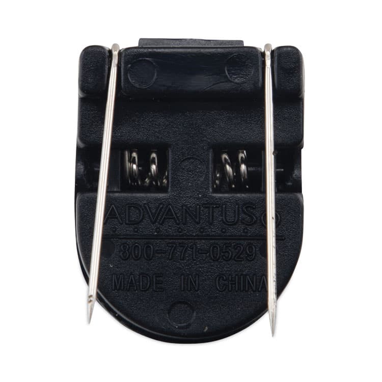 ADVANTUS CORPORATION Wall Clips for Fabric Panels, 40 Sheet Capacity, Black, 20/Box (AVT75344) thumbnail 4