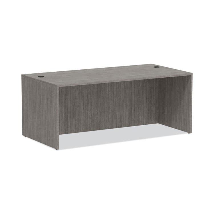 ALERA Alera Valencia Series Straight Front Desk Shell, 71" x 35.5" x 29.63", Gray (ALEVA217236GY)
