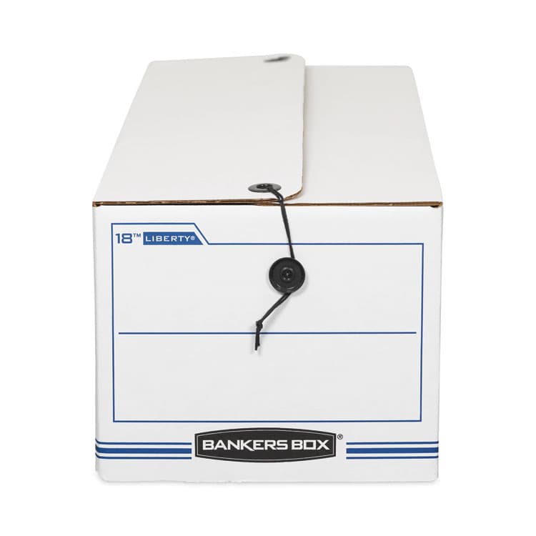 FELLOWES MFG. CO. LIBERTY Check and Form Boxes, 9.75" x 23.75" x 6.25", White/Blue, 12/Carton (FEL00022) thumbnail 2
