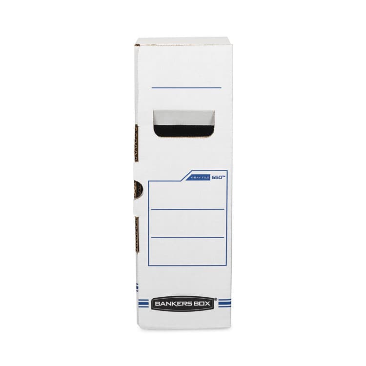 FELLOWES MFG. CO. X-Ray Storage Boxes, 5" x 18.75" x 14.88", White/Blue, 6/Carton (FEL00650) thumbnail 2