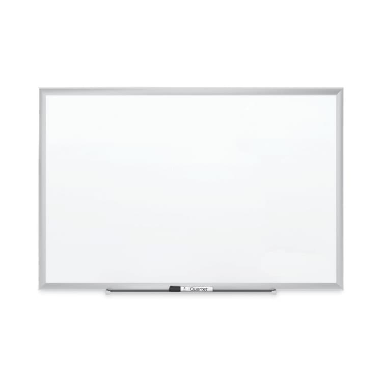 QUARTET MFG. Classic Series Nano-Clean Dry Erase Board, 24" x 18", White Surface, Satin Aluminum Frame (QRTSM531)