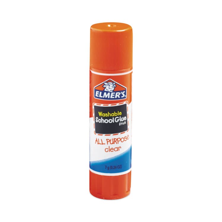 ELMER'S PRODUCTS, . Washable School Glue Sticks, 0.21 oz, Applies and Dries Clear, 8/Pack (EPIE5003E5004)