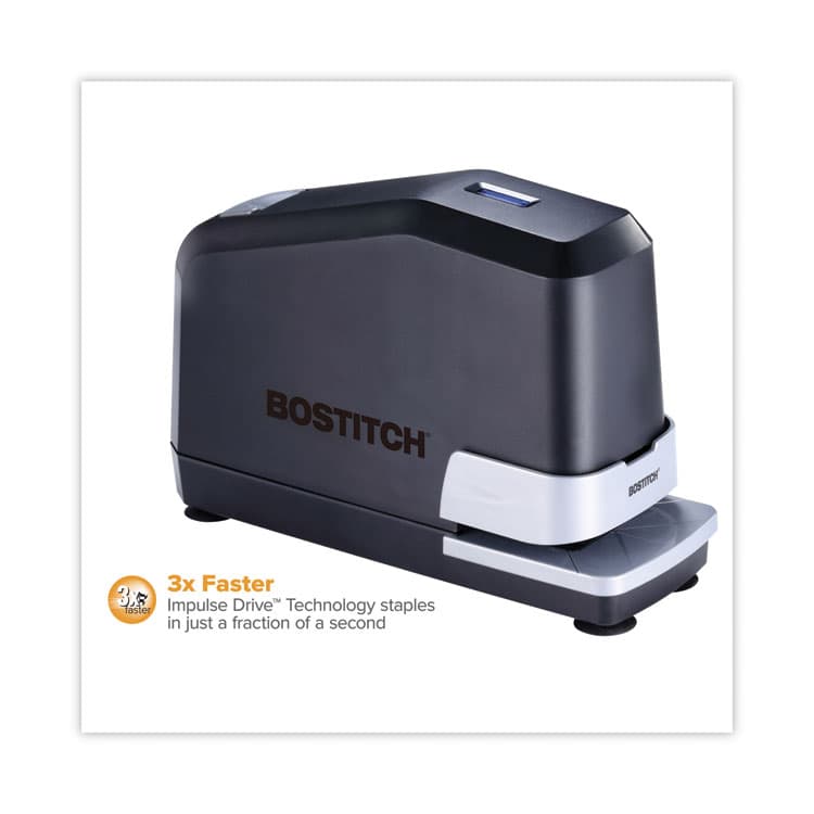 STANLEY BOSTITCH B8 Impulse 45 Electric Stapler, 45-Sheet Capacity, Black (BOSB8EVALUE) thumbnail 2