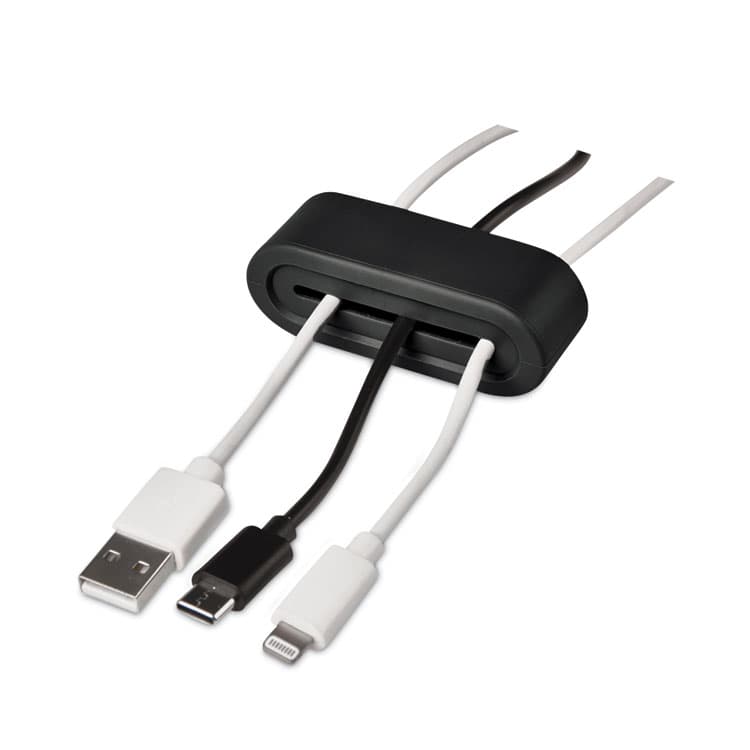 RCA Multi Channel Cable Holder, 2" x 2", Black (VOXRCCMC02BKV) thumbnail 3