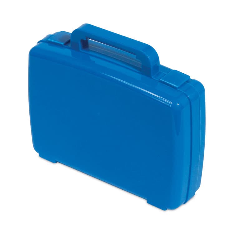 DEFLECTO CORPORATION Little Artist Antimicrobial Storage Case, Blue (DEF39506BLU)