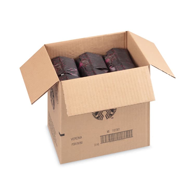 STARBUCKS COFFEE COMPANY Caffe Verona Bold Whole Bean Coffee, 1 lb Bag, 6/Carton (SBK11017871CT) thumbnail 2