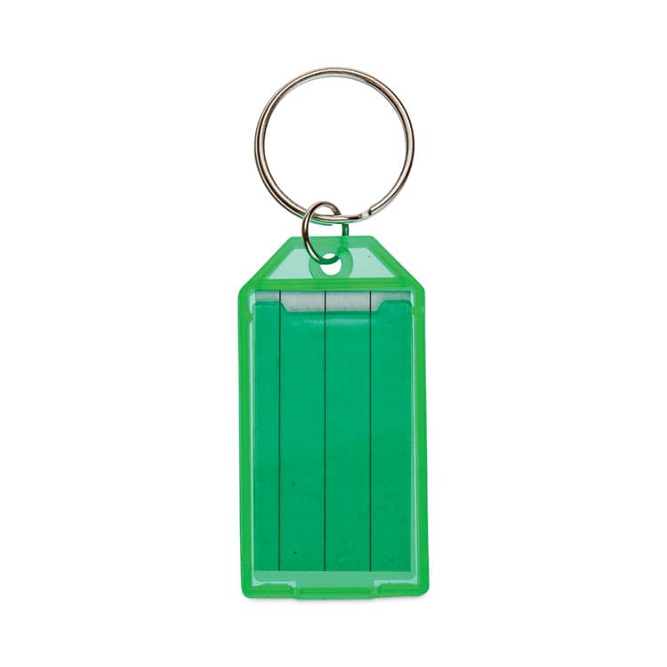 CONTROLTEK Key Tags, Metal/Plastic, Green/Orange/Purple/Yellow, 4/Pack (CNK500135) thumbnail 4