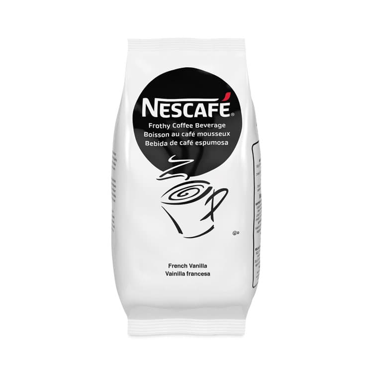 NESTLE Frothy Coffee Beverage, French Vanilla, 2 lb Bag, 6/Carton (NES99019CT)