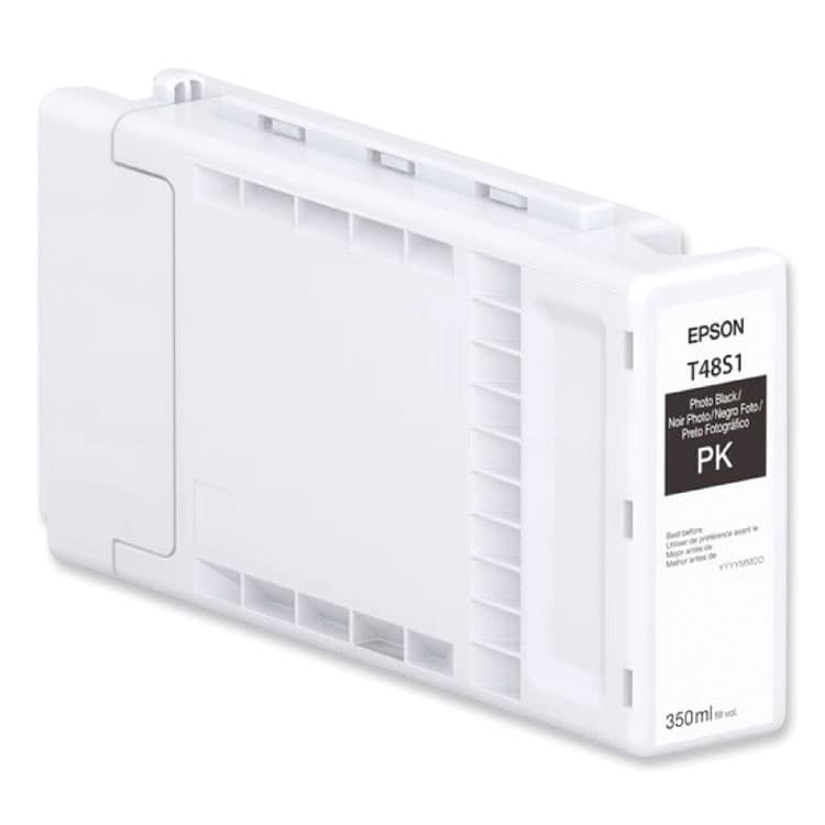 EPSON AMERICA, . T48S120 (T48S) UltraChrome PRO6 High-Yield Ink, 350 mL, Photo Black (EPST48S120)