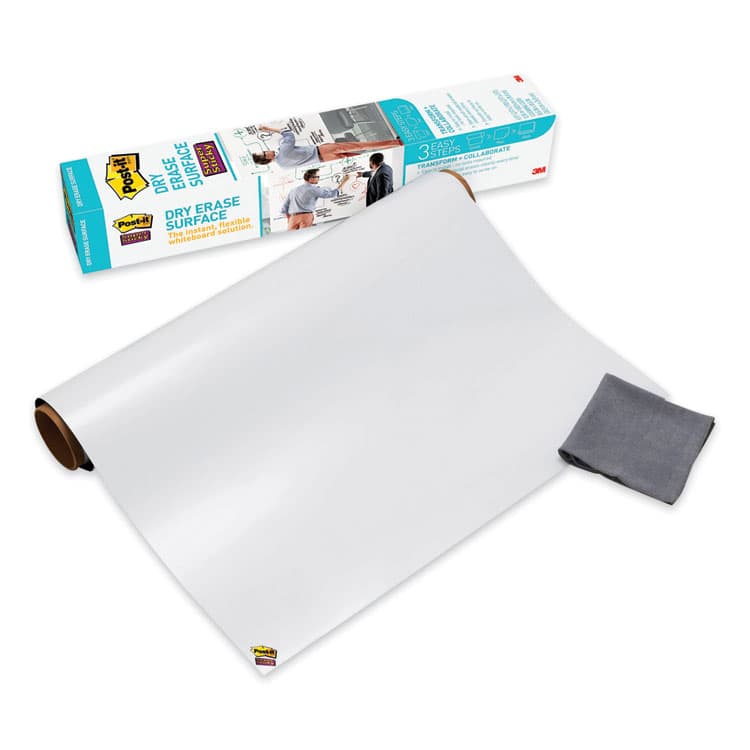 3M/COMMERCIAL TAPE DIV. Dry Erase Surface, Laminate Film, 36" x 7 mil x 24", White (MMMDEF3X2) thumbnail 2