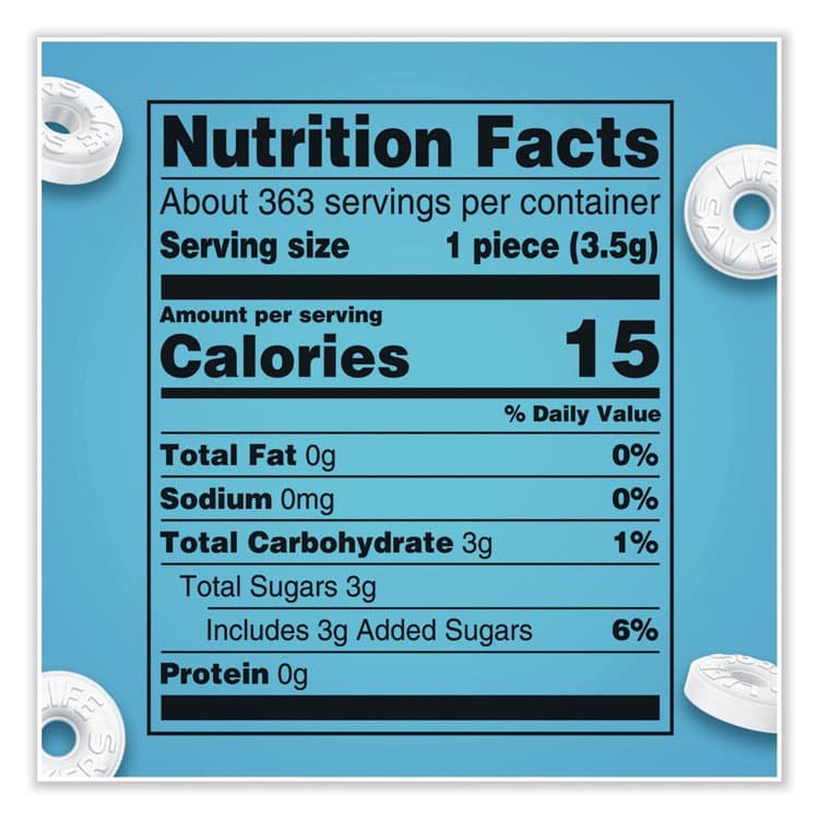 THE WRIGLEY COMPANY Hard Candy Mints, Pep-O-Mint, 44.93 oz Bag (LFS27625) thumbnail 2