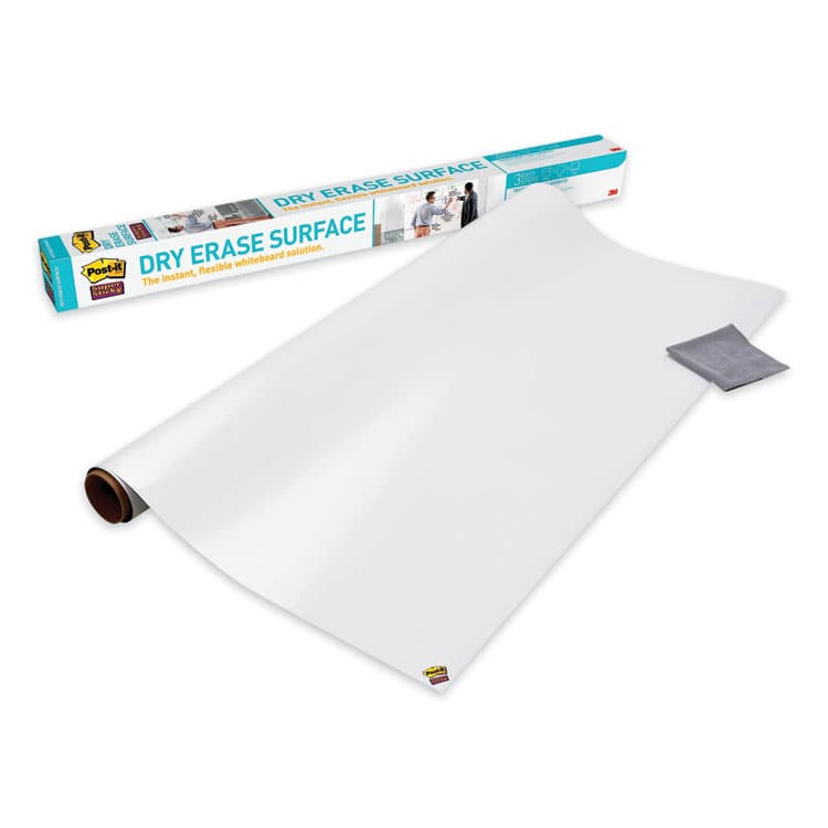 3M/COMMERCIAL TAPE DIV. Dry Erase Surface, Laminate Film, 72" x 7 mil x 48", White (MMMDEF6X4) thumbnail 2