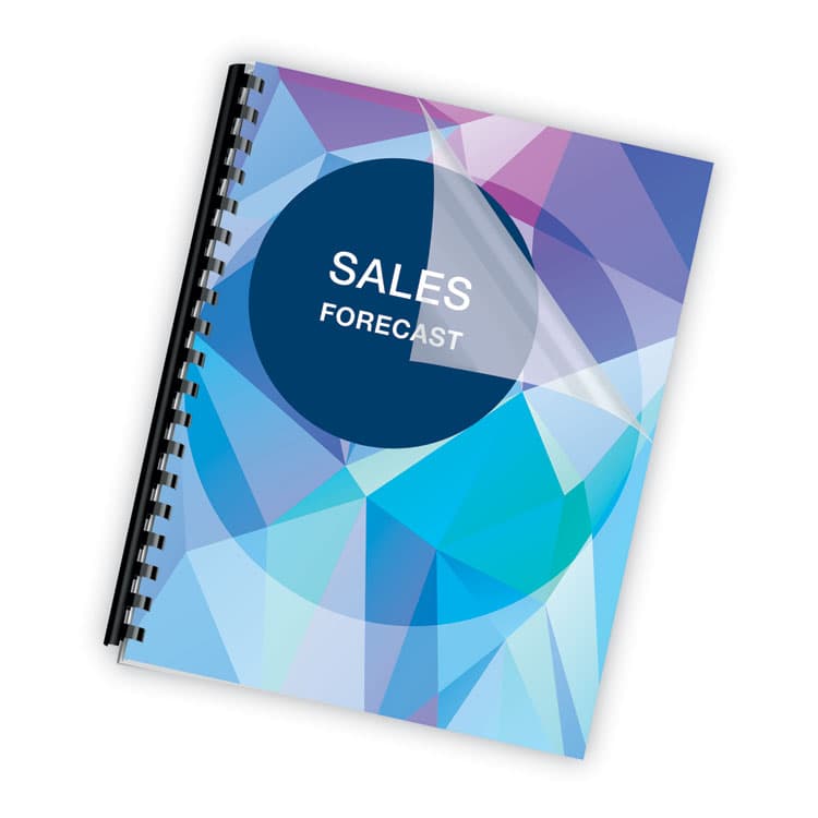 FELLOWES MFG. CO. Plastic Comb Bindings for 11 x 8.5 Documents, 19 Rings, 0.75" (150-Sheet) Capacity, Black, 25/Pack (FEL52509) thumbnail 3