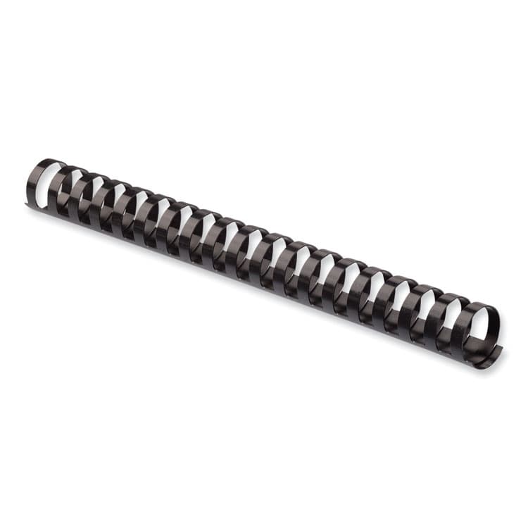 FELLOWES MFG. CO. Plastic Comb Bindings for 11 x 8.5 Documents, 19 Rings, 0.75" (150-Sheet) Capacity, Black, 25/Pack (FEL52509) thumbnail 2