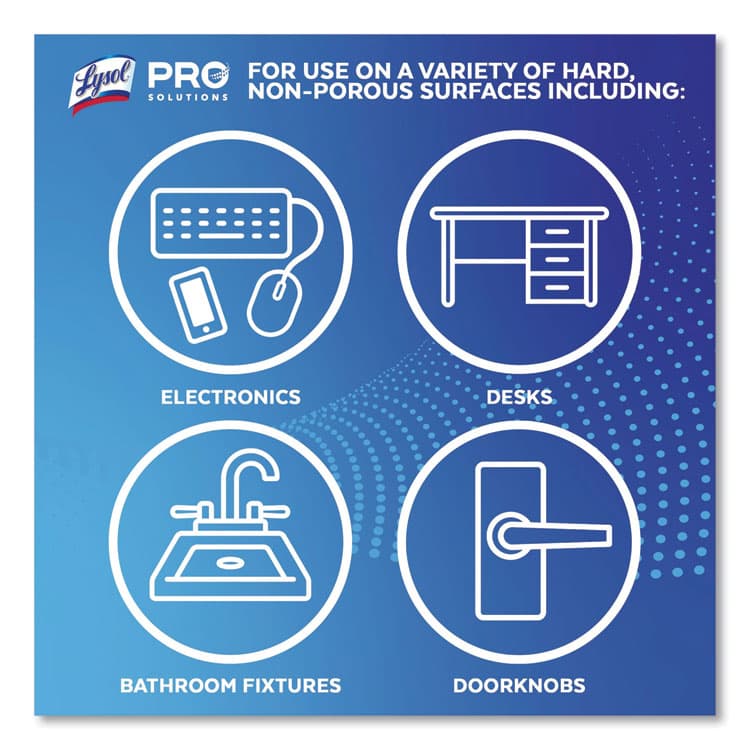 RECKITT BENCKISER Disinfecting Wipes, 1-Ply, 7 x 7.25, Early Morning Breeze, White, 80 Wipes/Canister, 6 Canisters/Carton (RAC89347CT) thumbnail 3