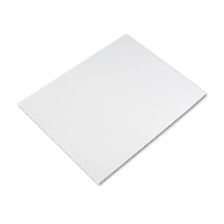 PACON CORPORATION Four-Ply Railroad Board, 22 x 28, White, 25/Carton (PAC104159)