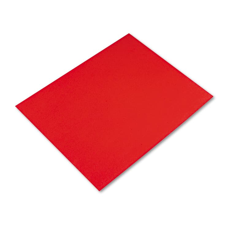 PACON CORPORATION Four-Ply Railroad Board, 22 x 28, Red, 25/Carton (PAC54751)