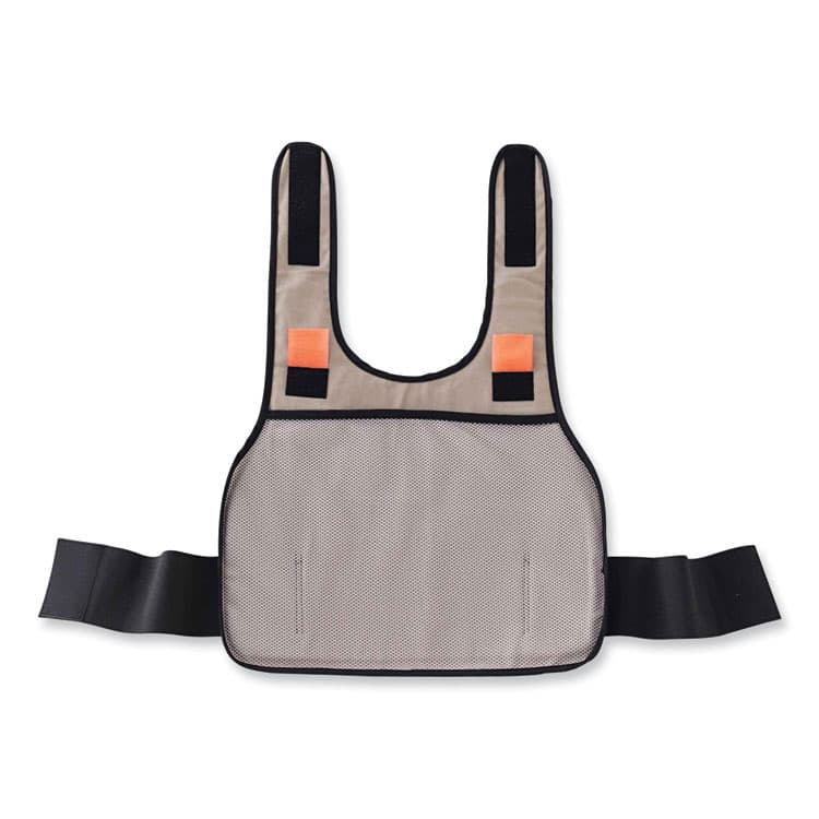 ERGODYNE CORPORATION Chill-Its 6235 Standard Phase Change Cooling Vest, Cotton, Small/Medium, Khaki (EGO12002) thumbnail 2