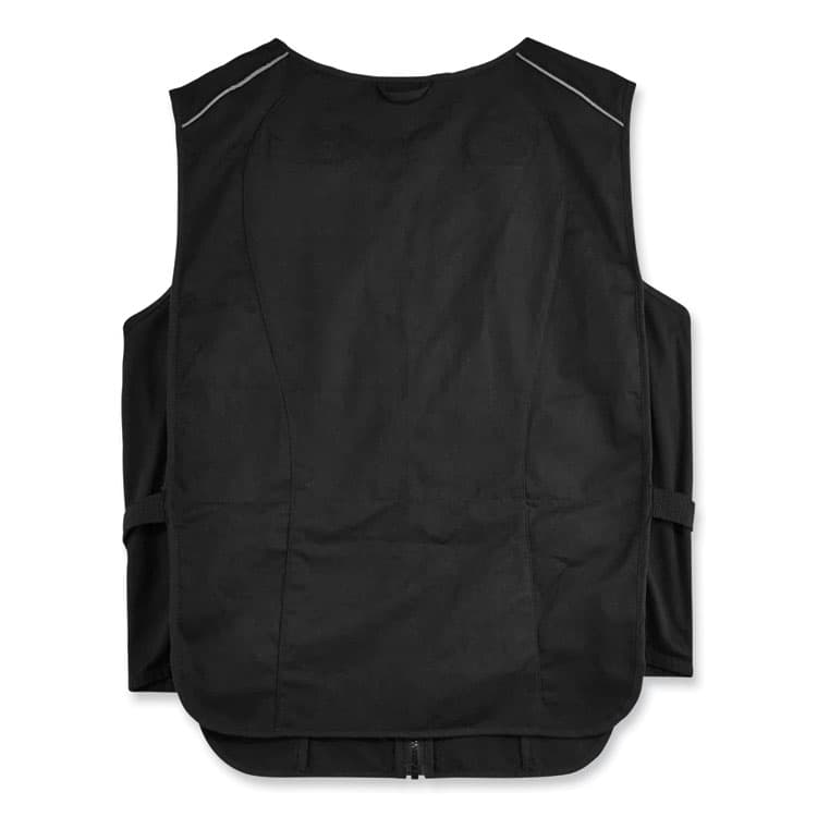 ERGODYNE CORPORATION Chill-Its 6255 Lightweight Phase Change Cooling Vest, Cotton/Polyester, Large/X-Large, Black (EGO12125) thumbnail 3