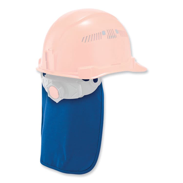 ERGODYNE CORPORATION Chill-Its 6717 Cooling Hard Hat Pad and Neck Shade - Polymers, 12.5 x 9.75, Blue (EGO12336)