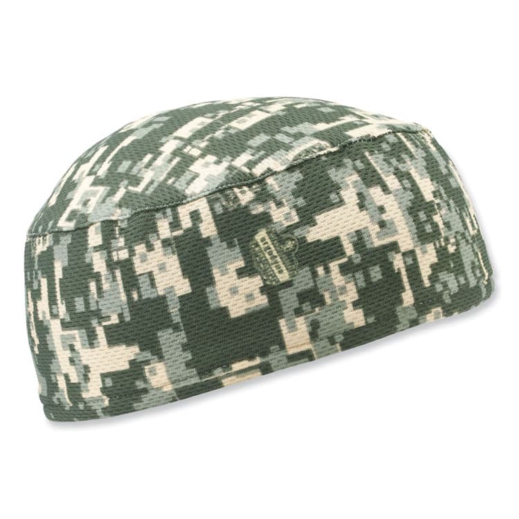 ERGODYNE CORPORATION Chill-Its 6630 High-Performance Terry Cloth Skull Cap, Polyester, One Size Fits Most, Camo (EGO12507)