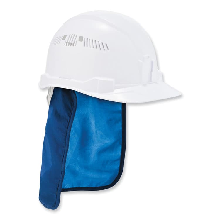 ERGODYNE CORPORATION Chill-Its 6717CT Cooling Hard Hat Pad and Neck Shade - PVA, 12.5 x 9.75, Blue (EGO12596)