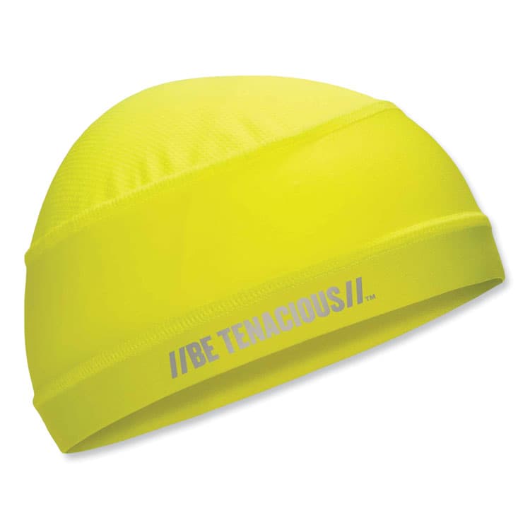 ERGODYNE CORPORATION Chill-Its 6632 Performance Knit Cooling Skull Cap, Polyester/Spandex, One Size Fits Most, Lime (EGO12687)