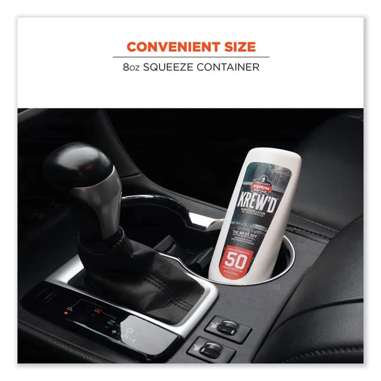 ERGODYNE CORPORATION Krewd 6351 SPF 50 Sunscreen Lotion, 8 oz Bottle (EGO16631) thumbnail 2