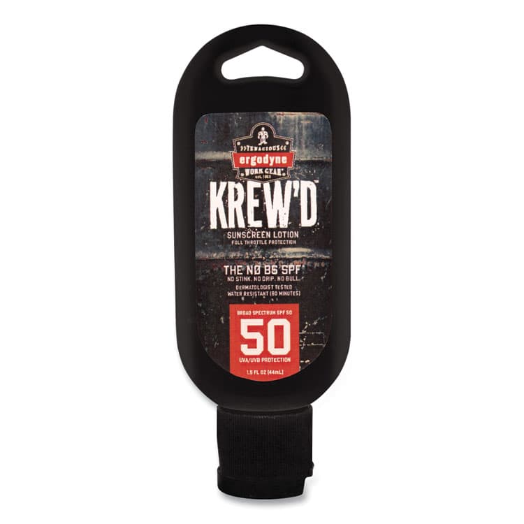 ERGODYNE CORPORATION Krewd 6352 SPF 50 Sunscreen Lotion, 1.5 oz Bottle, 12/Carton (EGO16632)