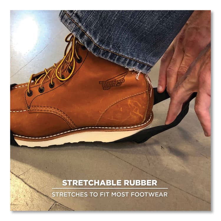 ERGODYNE CORPORATION Trex 6300TC One-Piece Slip-on Tungsten Carbide Ice Cleats, X-Large, Black, Pair (EGO16735) thumbnail 4