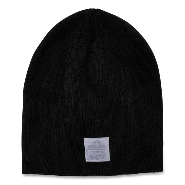 ERGODYNE CORPORATION N-Ferno 6812 Rib Knit Beanie, One Size Fits Most, Black (EGO16812)