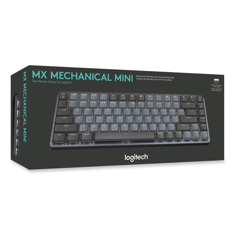 LOGITECH, . MX Mechanical Wireless Illuminated Performance Keyboard, Mini, Graphite (LOG920010550) thumbnail 4