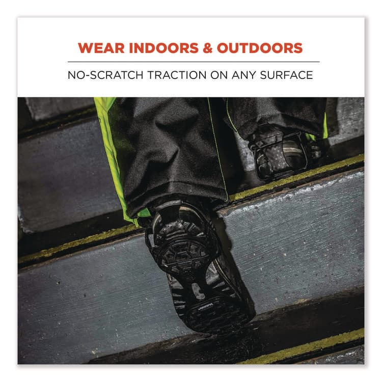 ERGODYNE CORPORATION Trex 6325 Spikeless Traction Devices, Large (Men's Size 8 to 11), Black, Pair (EGO16924) thumbnail 4