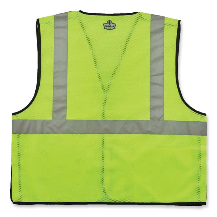 ERGODYNE CORPORATION GloWear 8216BA Class 2 Breakaway Mesh ID Holder Vest, Polyester, Small/Medium, Lime (EGO21093) thumbnail 2
