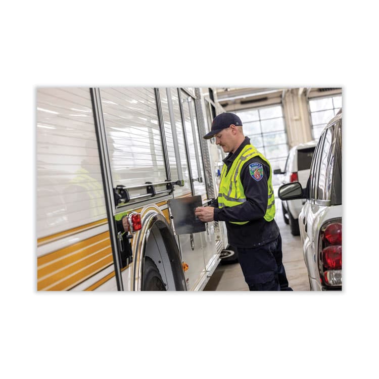 ERGODYNE CORPORATION GloWear 8244PSV Class 2 Expandable Public Safety Hook and Loop Vest, Polyester, X-Large/2X-Large, Lime (EGO21366) thumbnail 4