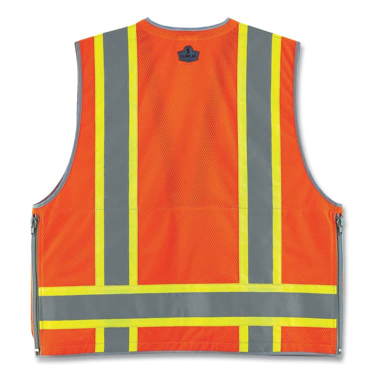 ERGODYNE CORPORATION GloWear 8254HDZ Class 2 Heavy-Duty Surveyors Zipper Vest, Polyester, 2X-Large/3X-Large, Orange (EGO21457) thumbnail 2