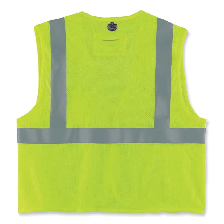 ERGODYNE CORPORATION GloWear 8260FRHL Class 2 FR Safety Hook and Loop Vest, Modacrylic/Kevlar, Large/X-Large, Lime (EGO21495) thumbnail 2