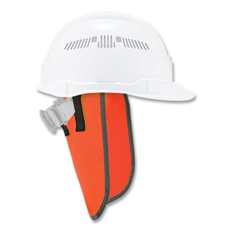 ERGODYNE CORPORATION GloWear 8006 Hi-Vis Hard Hat Neck Shade, 12.25 x 10.5, Orange (EGO29061)