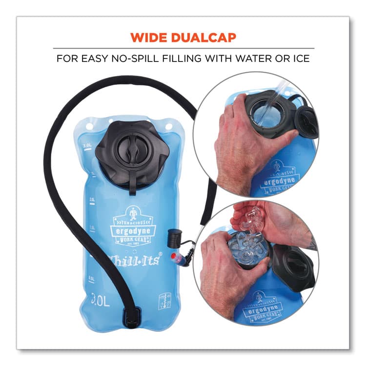 ERGODYNE CORPORATION Chill-Its 5051B Bladder Replacement, 3 L, Blue (EGO13059) thumbnail 3